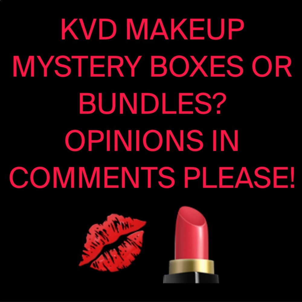 KVD Makeup opinions please!